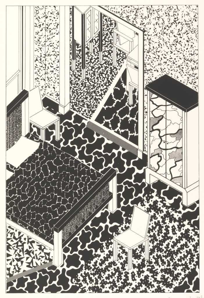 Print, Bedroom, with view of Dining Area, 1985