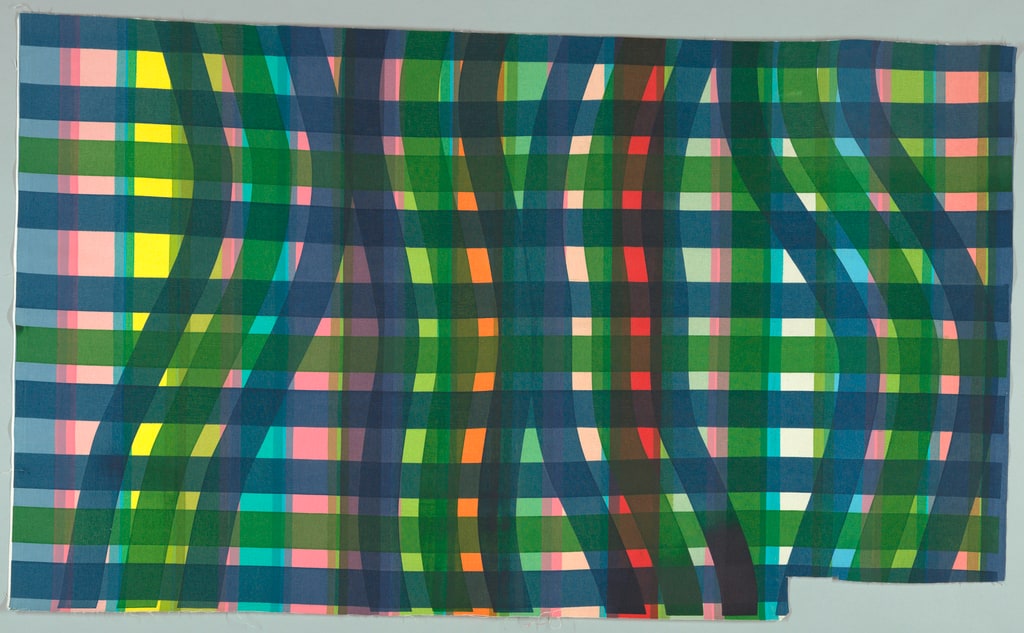 Textile, Drag Box Plaid, 1960–1969