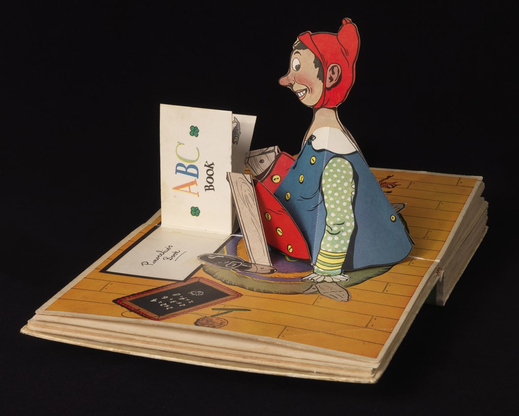 Paper Construction, The “Pop-up” Pinocchio . . . ,  Pinocchio Reading, 1932