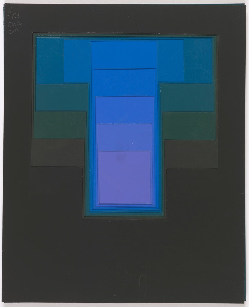 Book Illustration, Karl Gerstner: Color Sound 15, Color pattern, 1973
