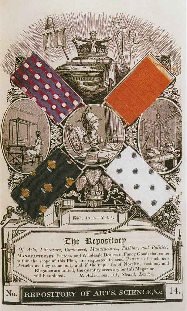Title Page, The Repository of Arts, Literature, Commerce, Manufactures, Fashions and Politics, series.1, vol. 3, no.14, February 1810