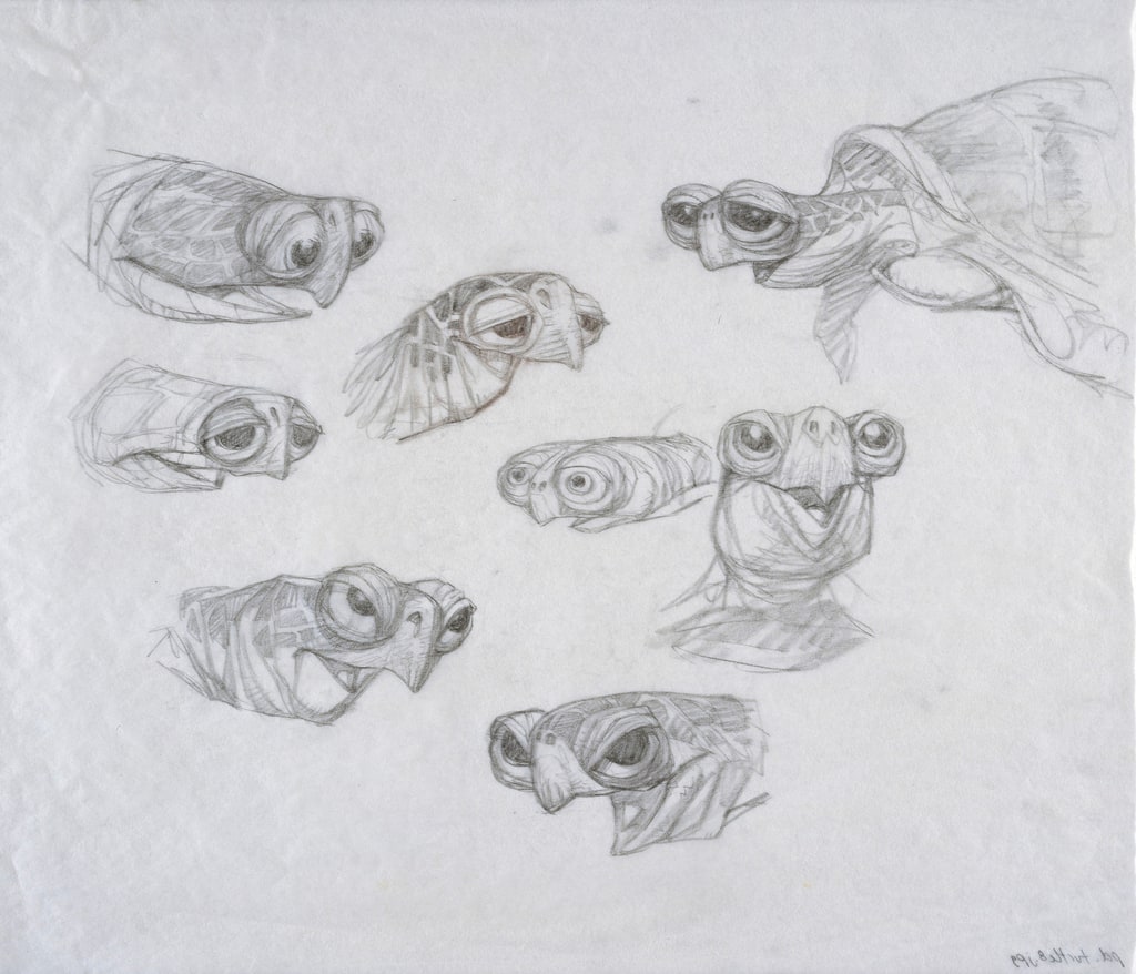 Concept Art, Crush, Finding Nemo, 2003