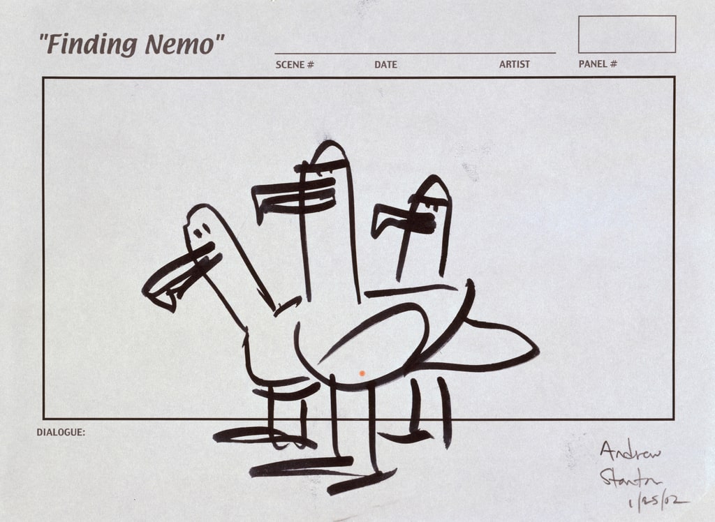Concept Art, Seagulls, Finding Nemo, 2003