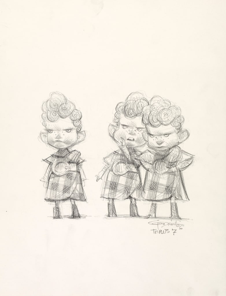 Concept Art, Triplets, Brave, 2012