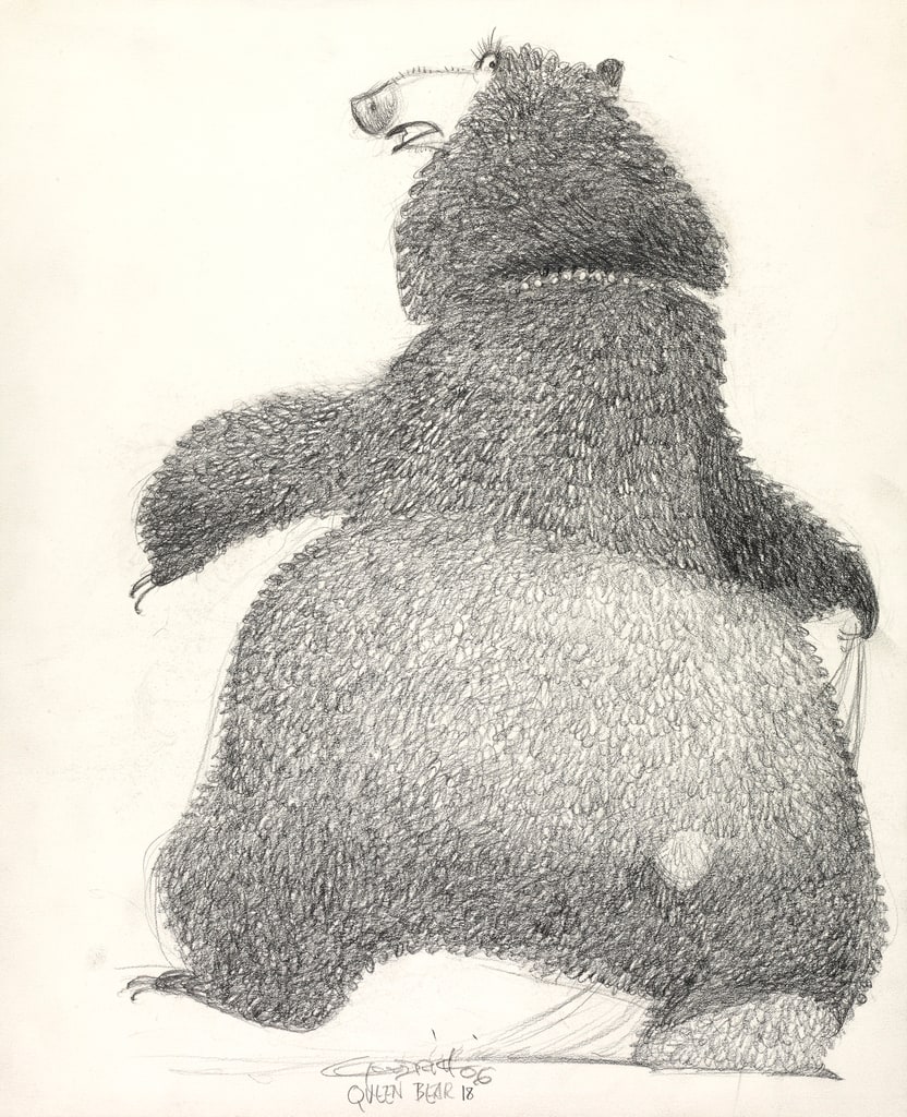 Concept Art, Mum Bear, Brave, 2012