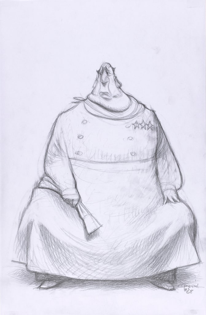 Concept Art, Gusteau, Ratatouille, 2007