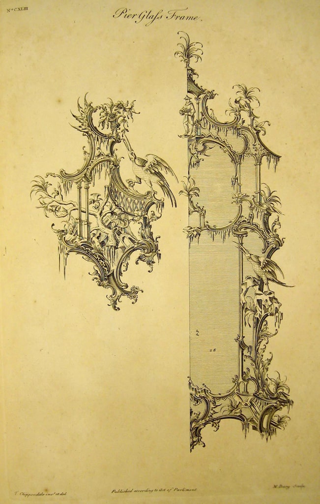 Print, Pier Glass Frame, 1755