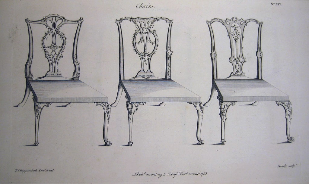 Print, Chairs, No. XIV, 1755
