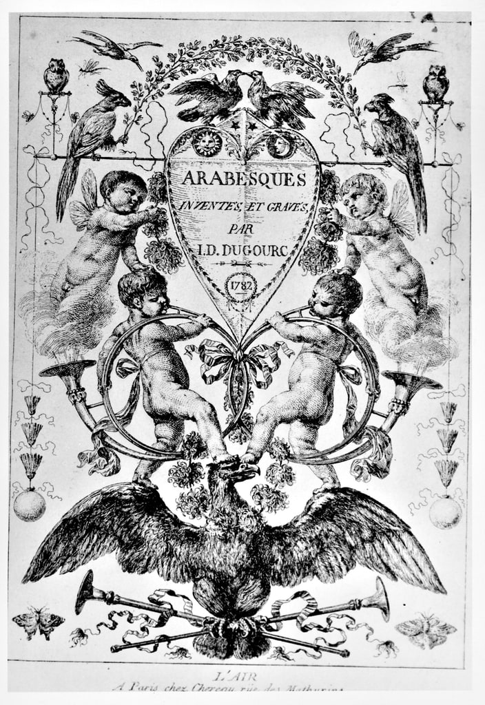 Print, Title Page, "L'Air" [The, 1782