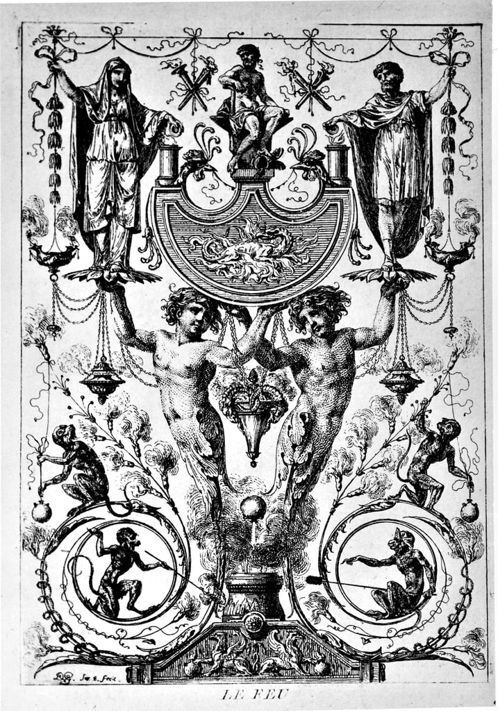 Print, "Le Feu" [The Fire], Plat, 1782