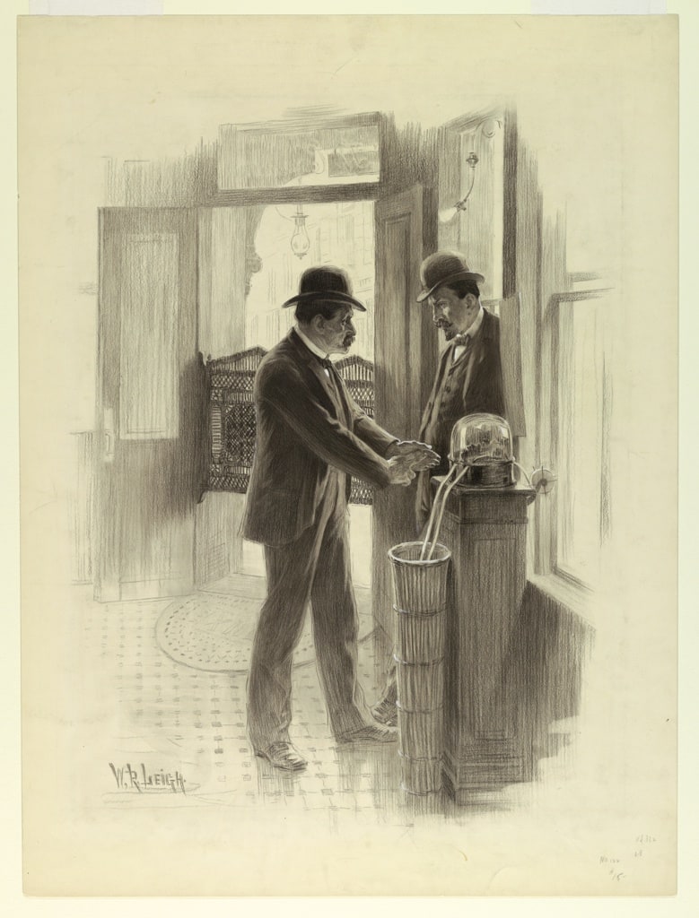 Drawing, The Tipster (for McClure's), ca. 1900