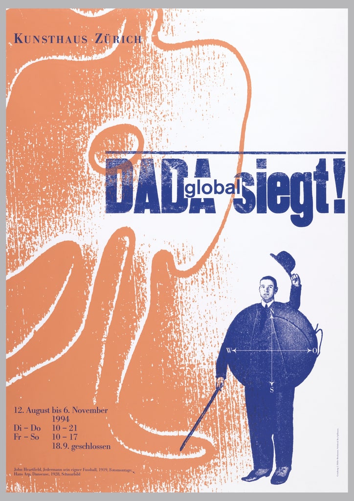Poster, Dada Siegt!, 1994