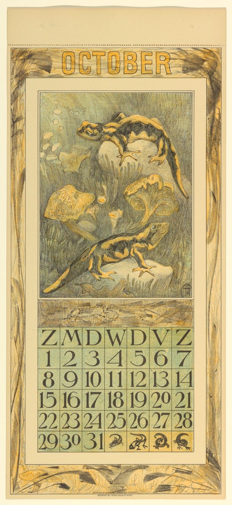 Print, Design for a Calendar (September), 1911
