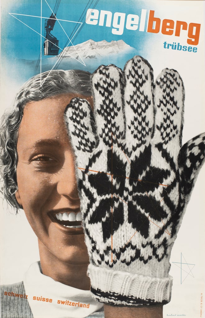 Poster, Engelberg, Trübsee, Switzerland, 1935