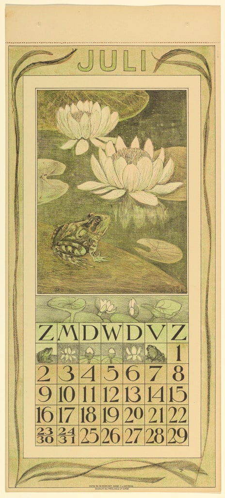 Print, Design for a Calendar (May), 1911