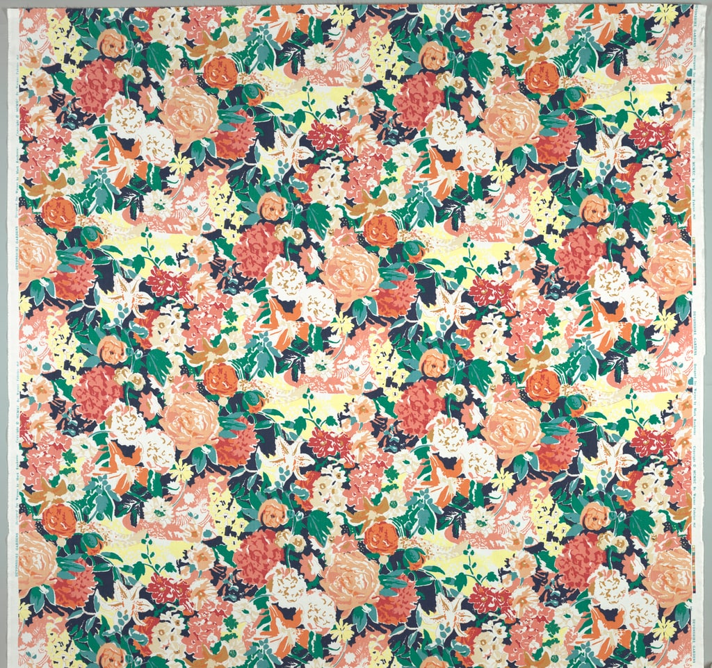 Textile, Devonshire Garden, 1990