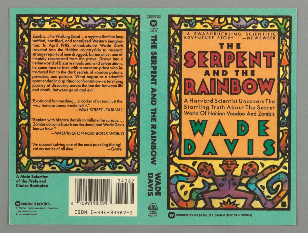 Book Cover, The Serpent and the Rainbow