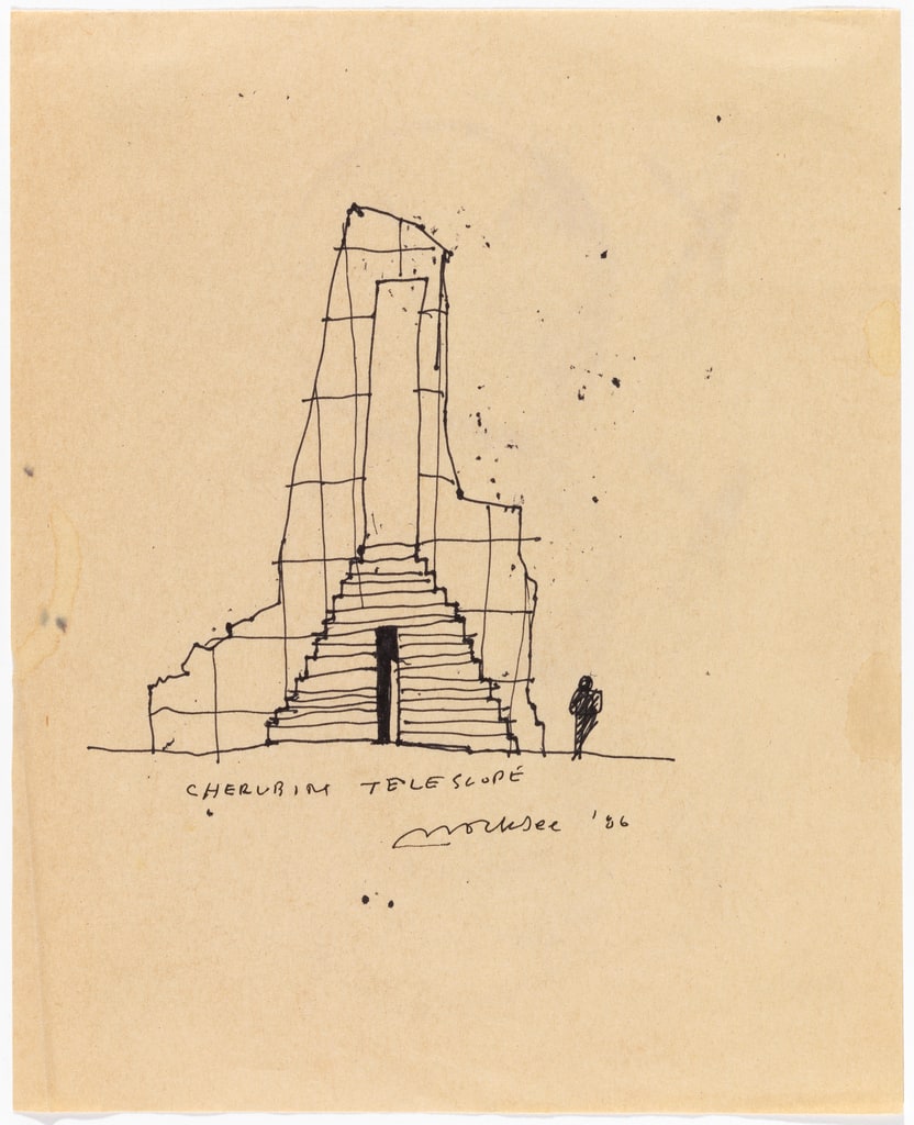 Drawing, Design for Cherubim Telescope, 1986