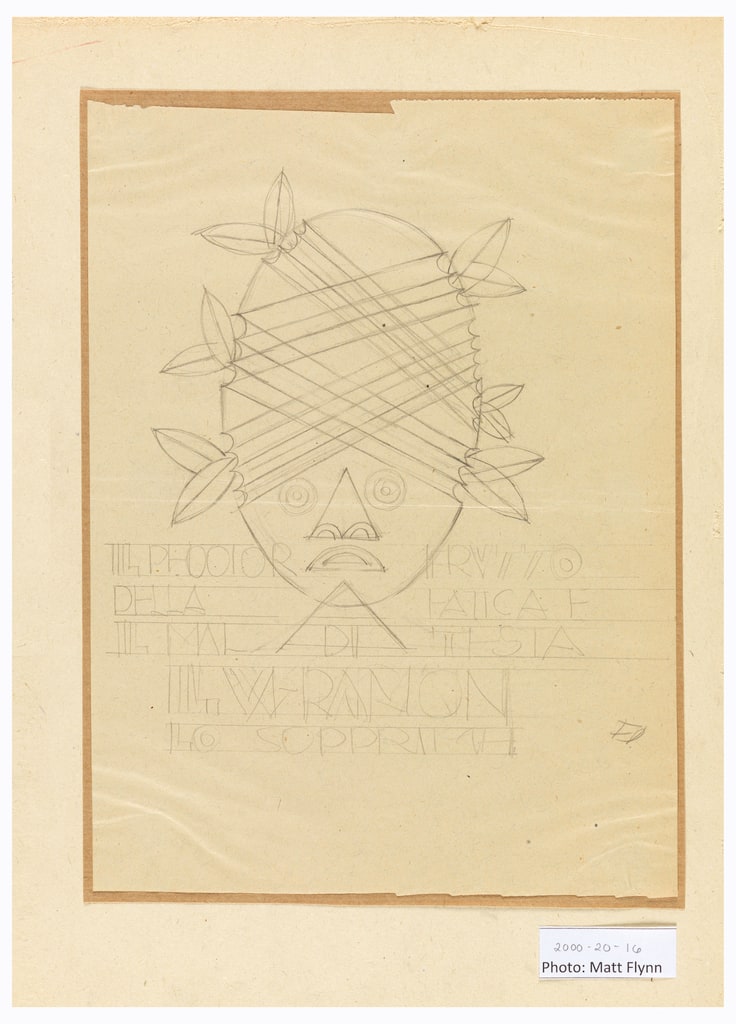 Drawing, Advertising Design for Veramon-Schering, ca. 1925