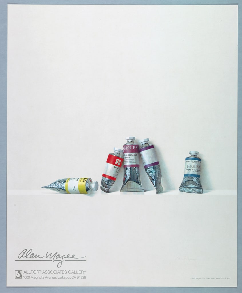 Poster, Paint Tubes, 1980