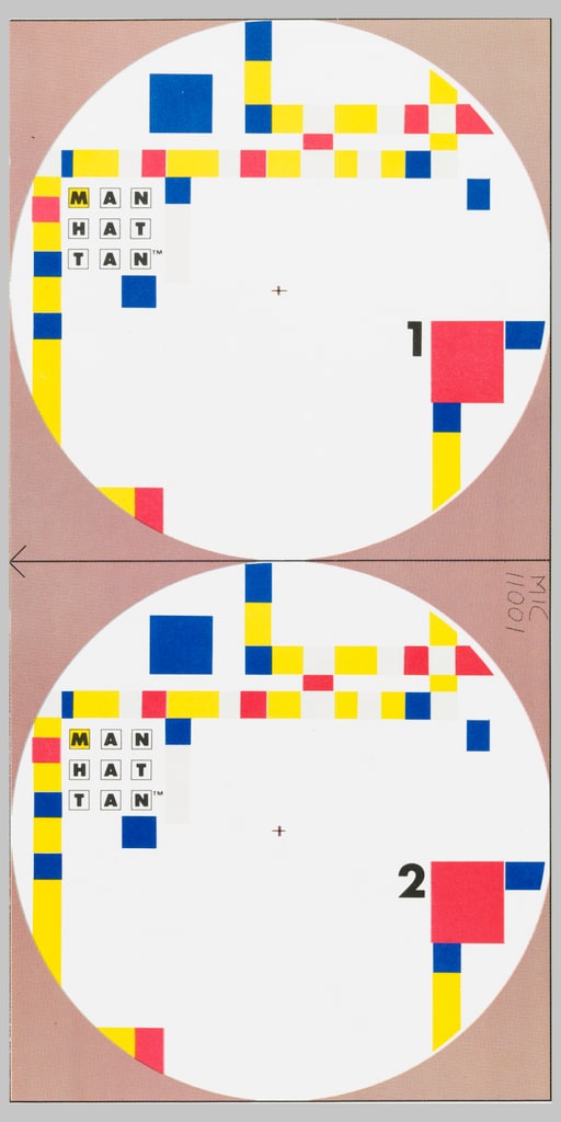 Comp. Drawing, Manhattan Records, ca. 1985