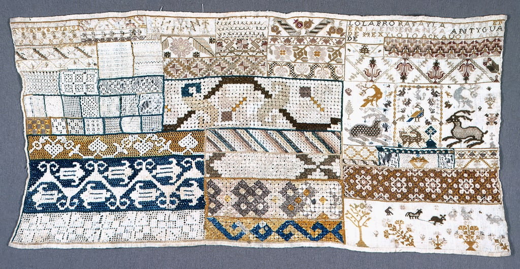 Sampler (Mexico), early 19th century
