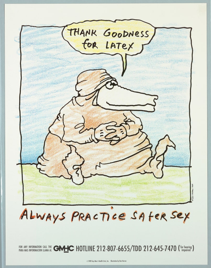 Poster, Always Practice Safer Sex, 1989