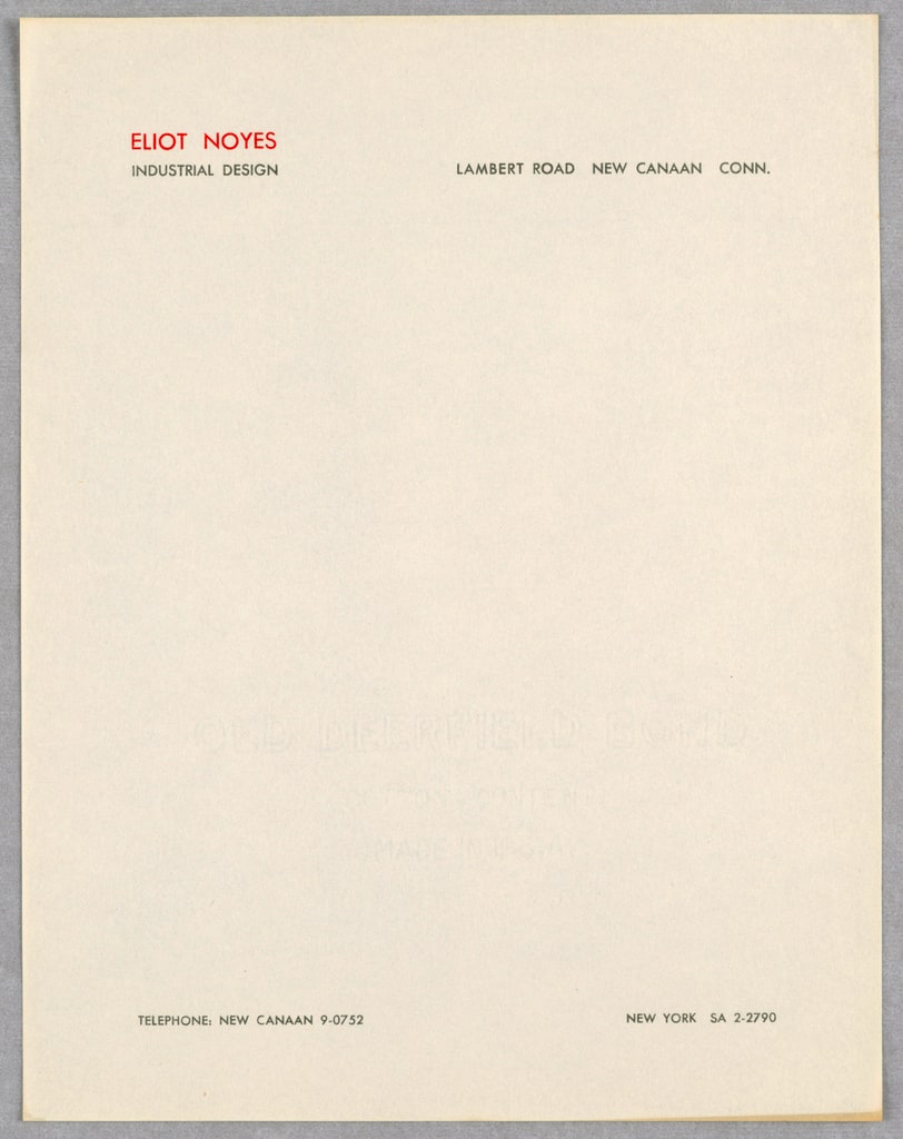 Envelope, Eliot Noyes, ca. 1950