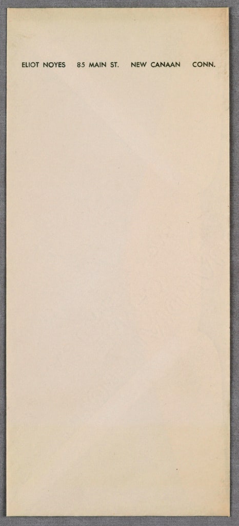 Envelope, Eliot Noyes, ca. 1950