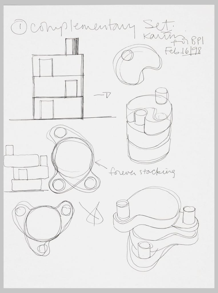 Drawing, Designs for Complimentary Set of Beauty Products, for Issey Miyake, 1998