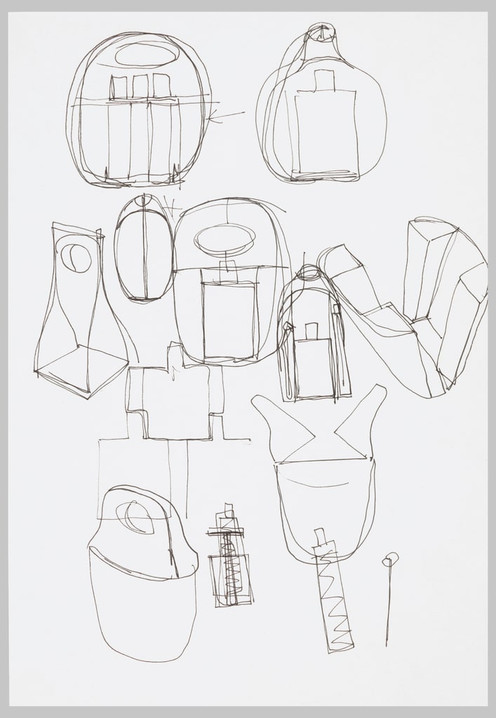 Drawing, Packaging Designs for Perfume Bottles, possibly for Issey Miyake, ca. 1999