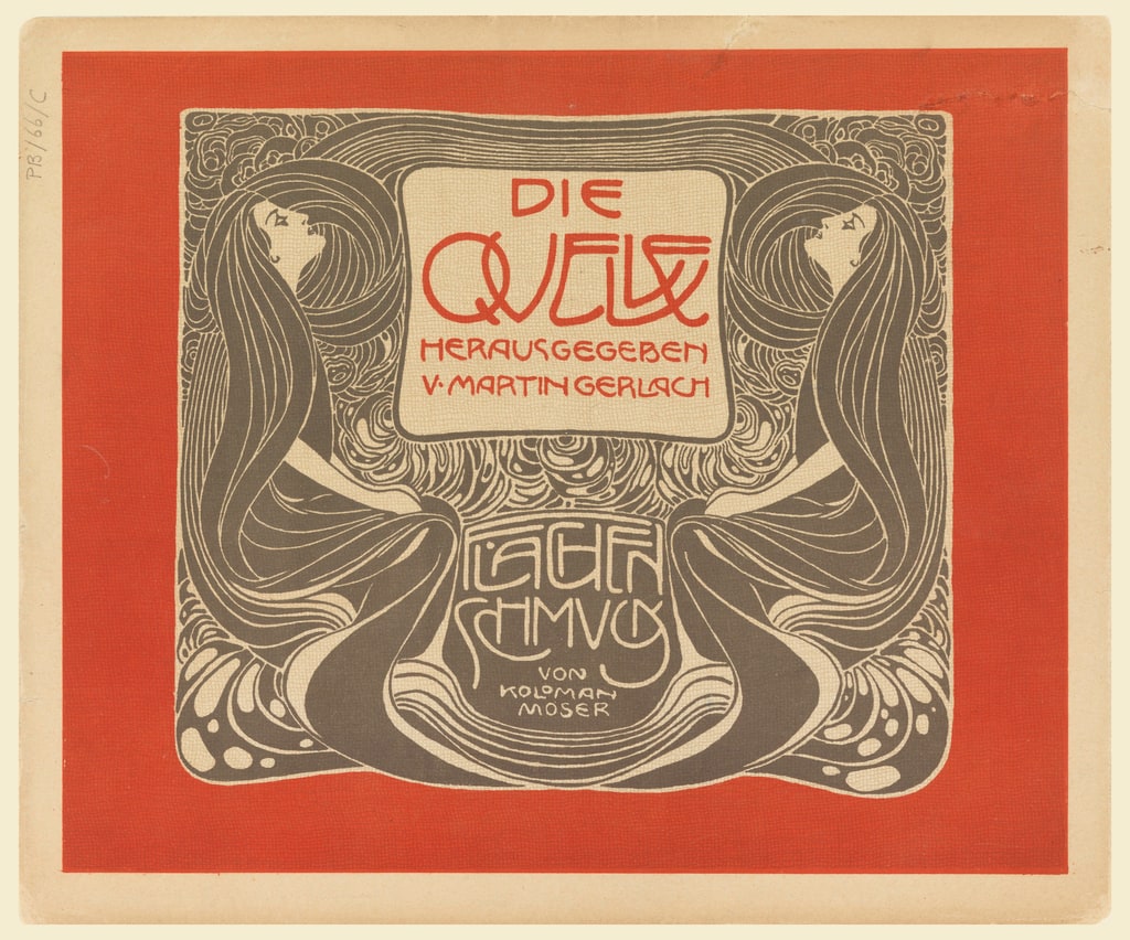 Print, Title Page, Die Quelle: Flächen Schmuck (The Source: Ornament for Flat Surfaces), plate 1, 1901