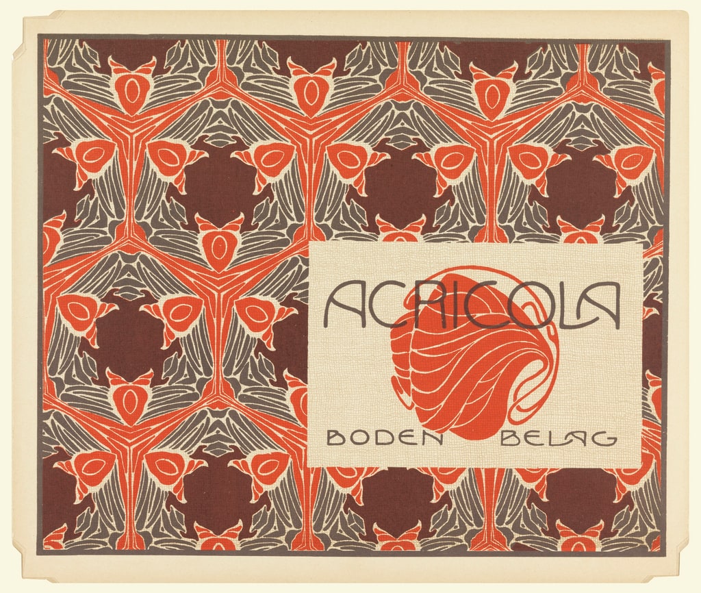 Print, Acricola Bodenbelag (Acricola Floor Covering), plate 26, in Die Quelle: Flächen Schmuck (The Source: Ornament for Flat Surfaces), 1901