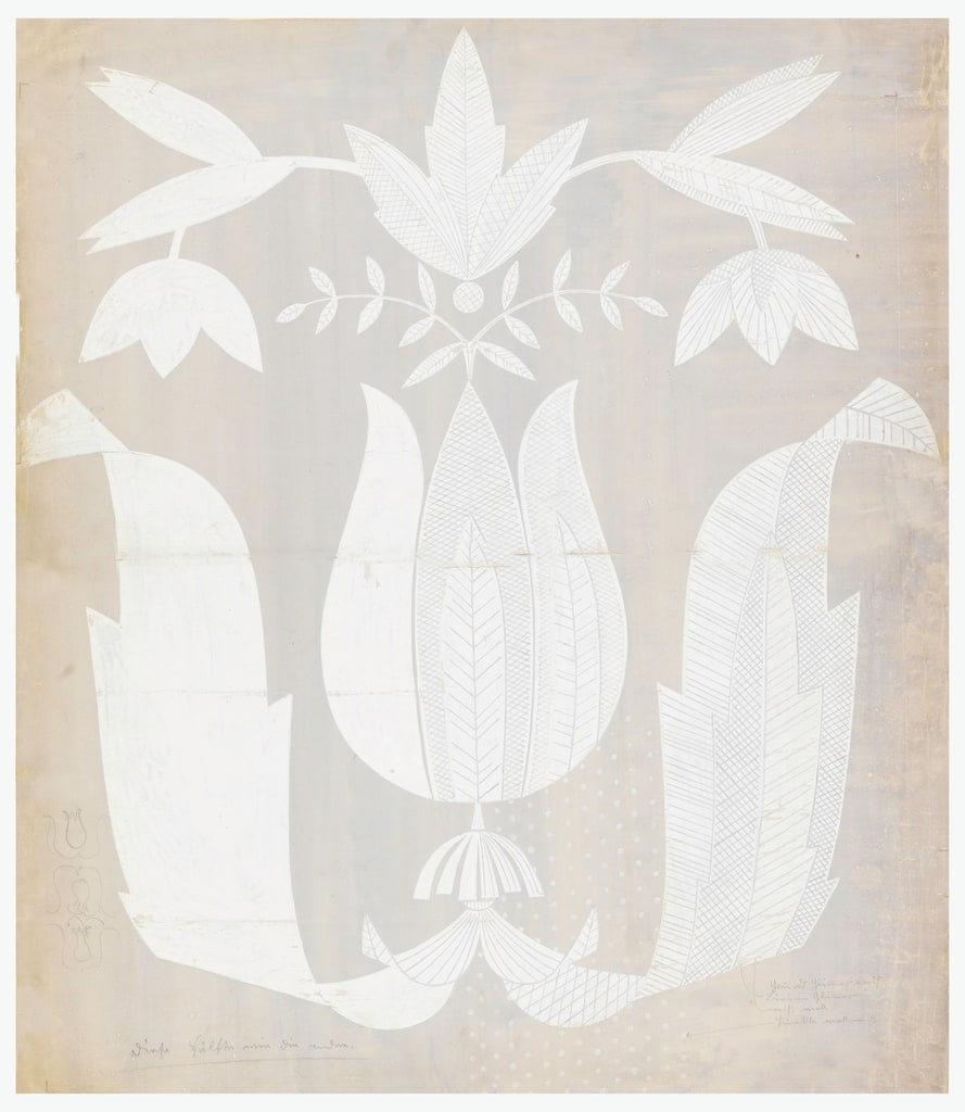 Drawing, "Exotic Tulip Design", 1950–70