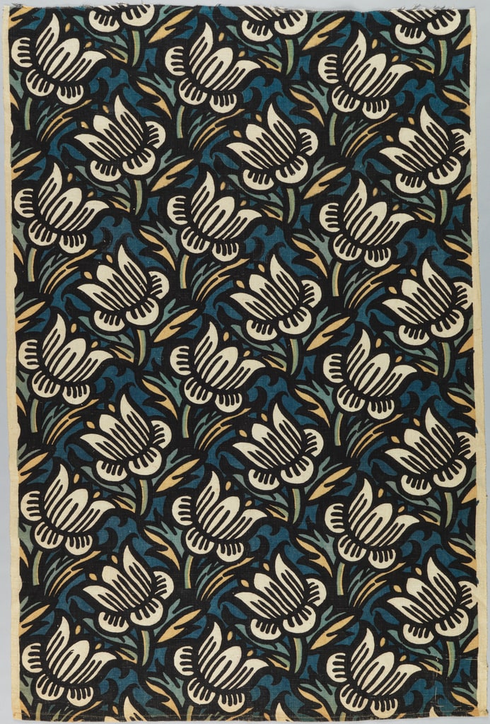 Textile, Osterglocken (Narcissus), 1910–12
