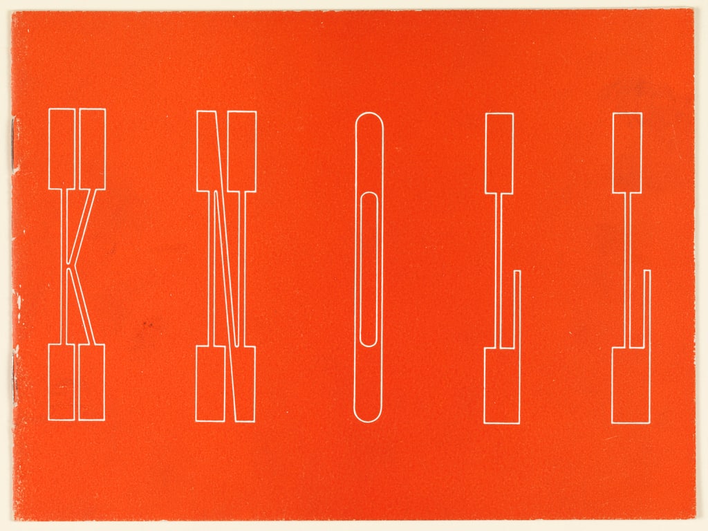 Booklet, KNOLL, mid-20th century