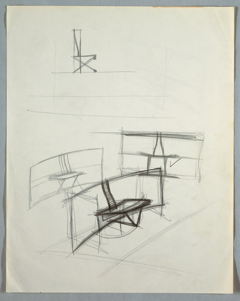 Drawing, Four initial concept stud, n.d.