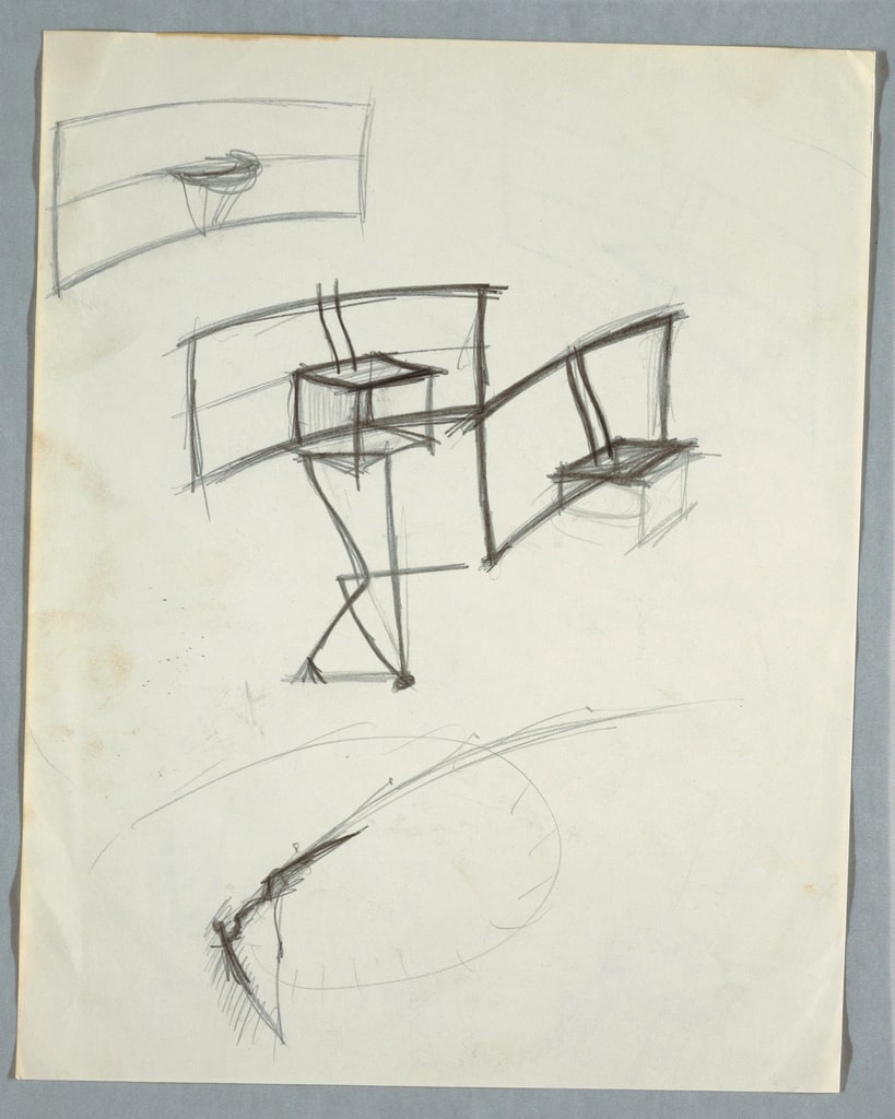 Drawing, Three initial concept stu, n.d.