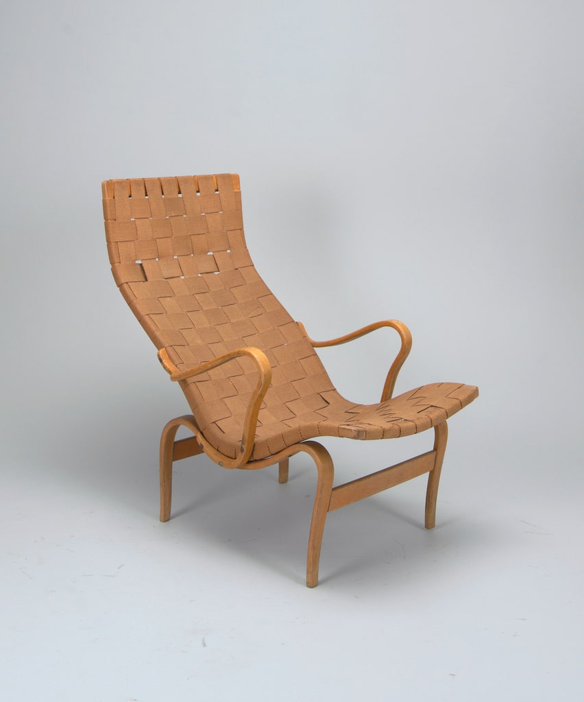 Pernilla Lounge Chair, Ottoman And Cushion, 1950s