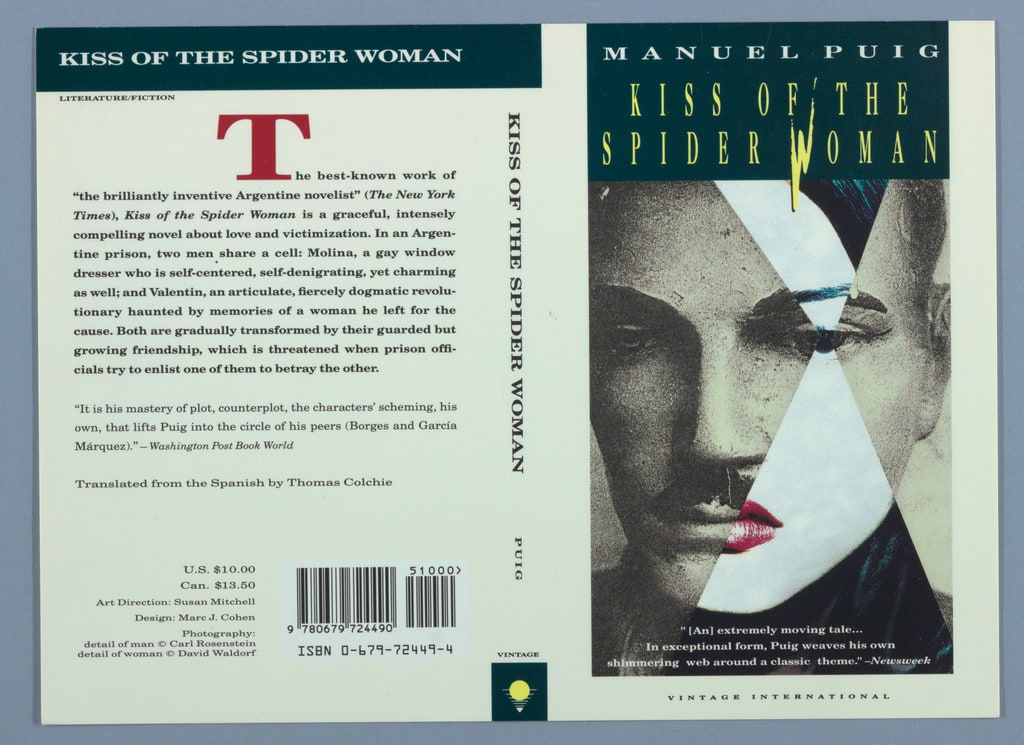 Book Cover, Kiss of the Spider Woman