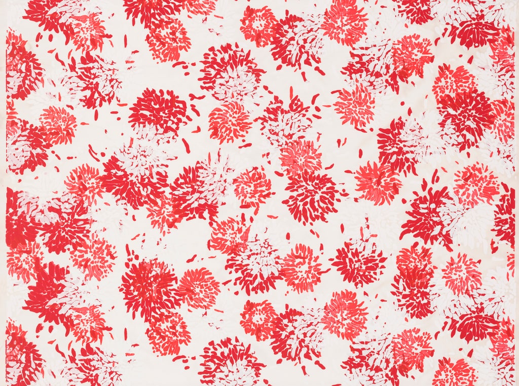 Textile, Chrysanthemum, ca. 1960