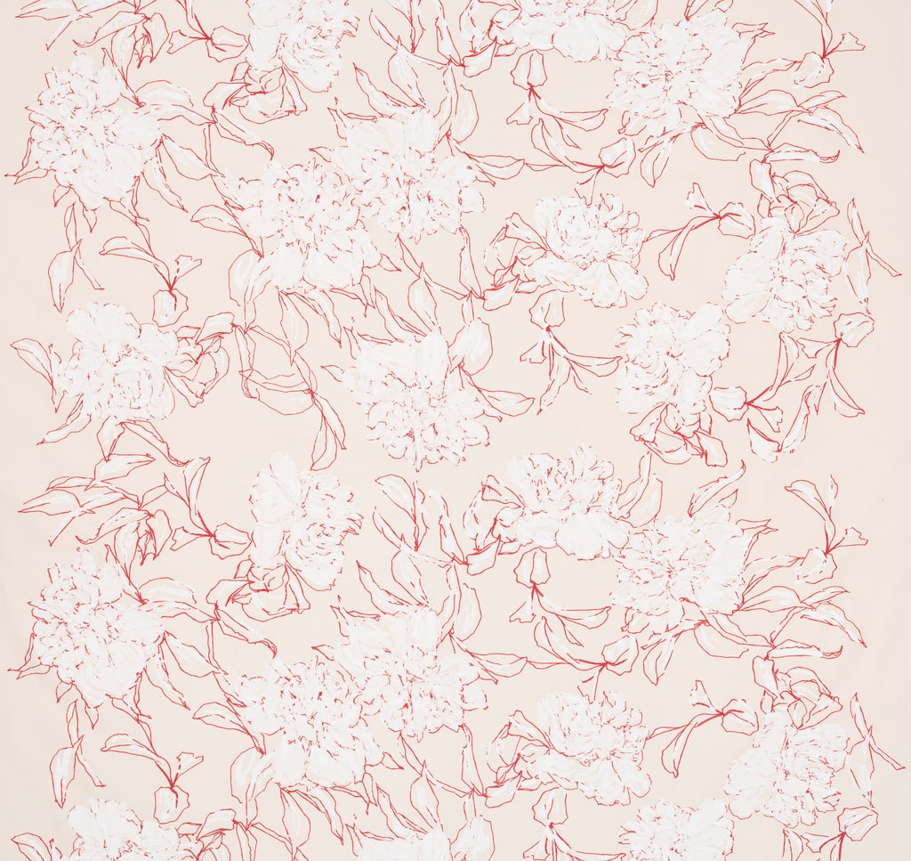 Textile, Peonies, 1970–1979