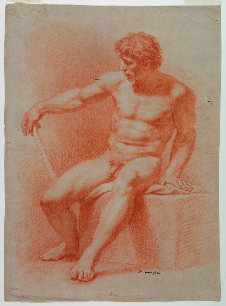 Drawing, Drawing, Nude, ca. 1740