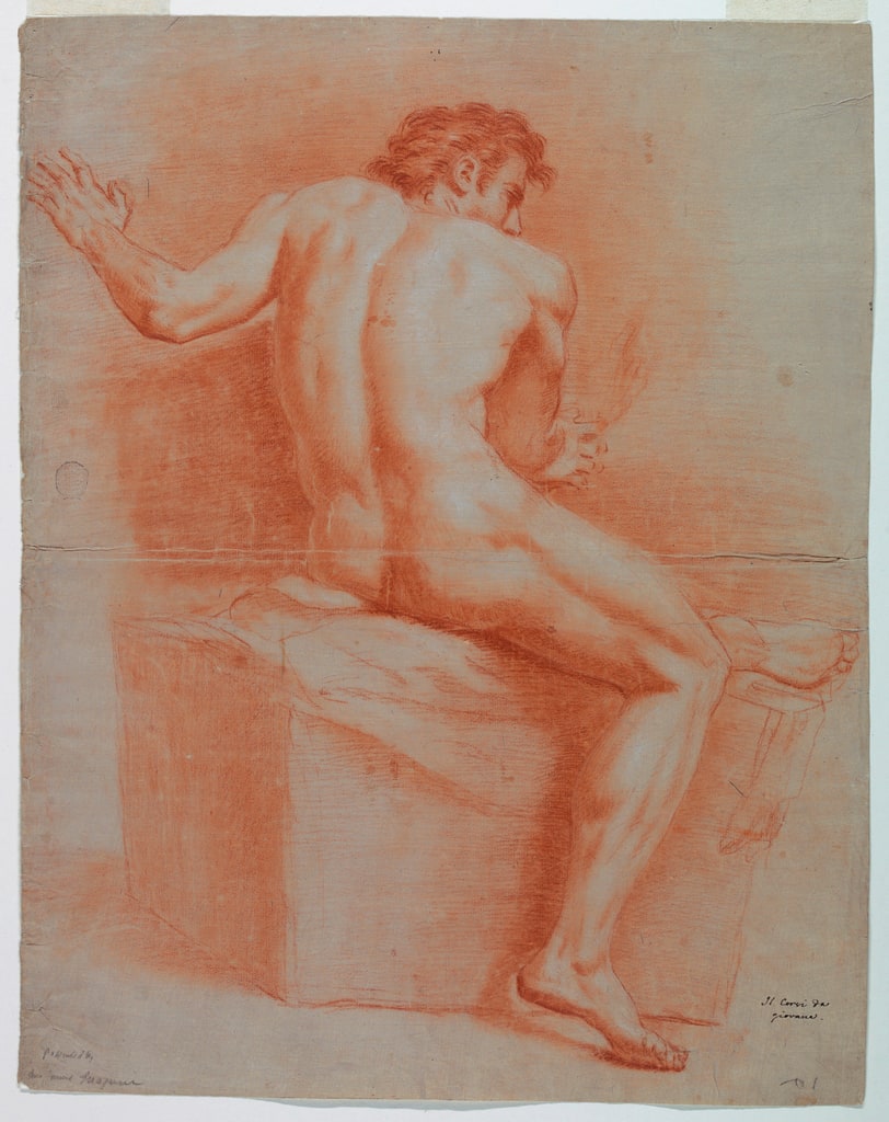 Drawing, Nude, ca. 1740