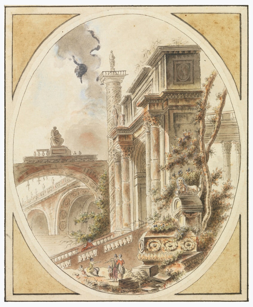 Drawing, Fantasy of an Architectural Ruin, ca. 1770