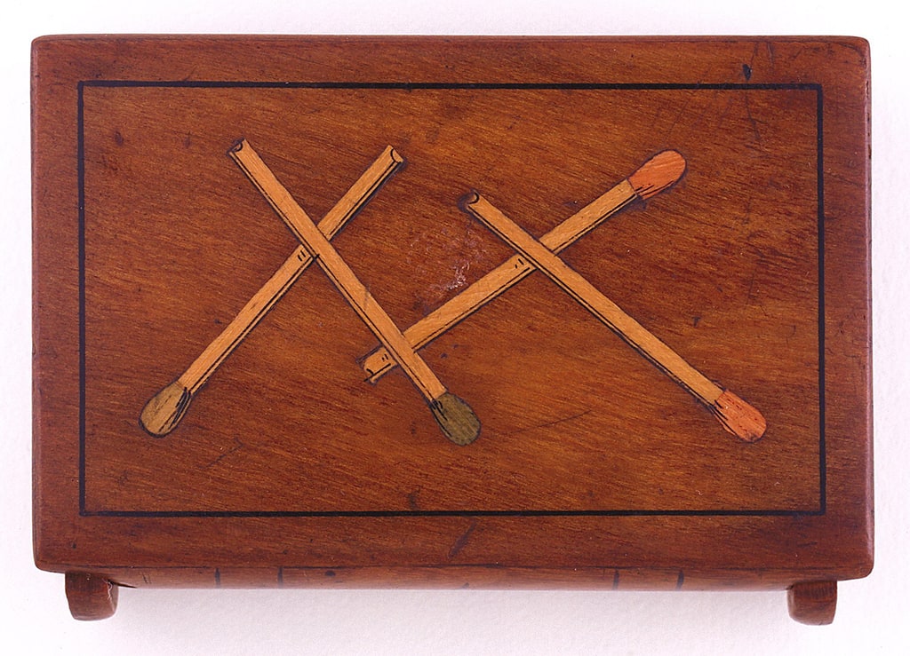 Matchsafe, "Match Sticks, "Jerusalem"", late 19th–early 20th century