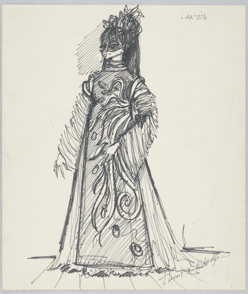 Drawing, Costume Design:  Lavinia