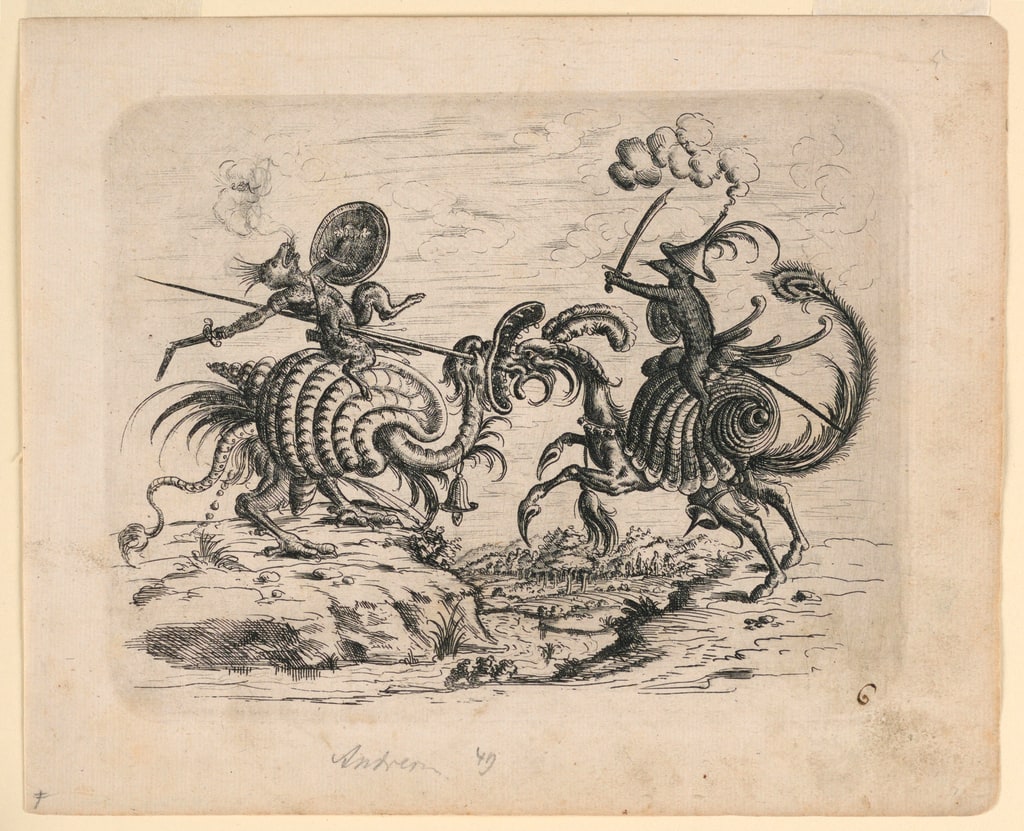 Print, Ornament composition for Neuw Grotteschenbuch (pl. 6), 1610