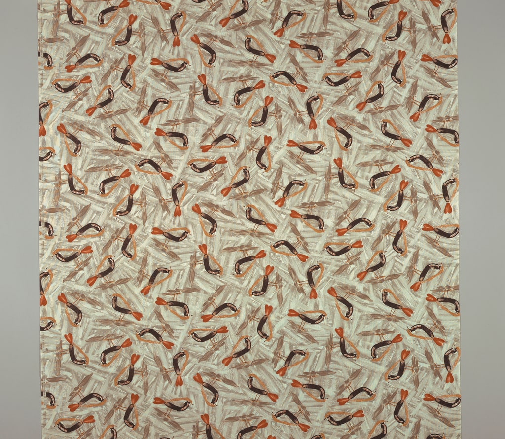 Textile, Birds, 1955