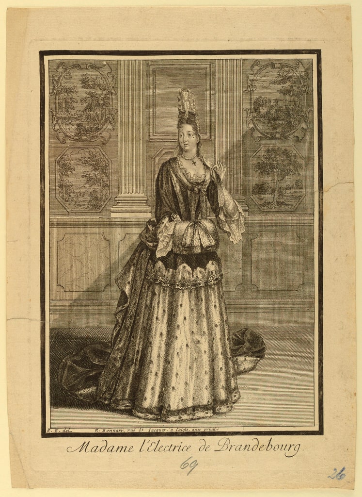 Print, Mme L'Electrice de Brandebourg